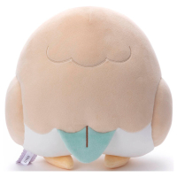 official Pokemon plush sleeping Rowlet Poképeace +/- 28cm (wide) Takara tomy